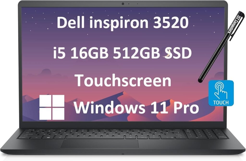 dell inspiron 15.6 touchscreen laptop