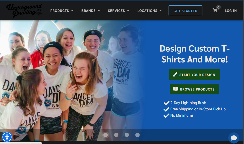 Underground Printing is a leading provider of custom apparel and promotional items